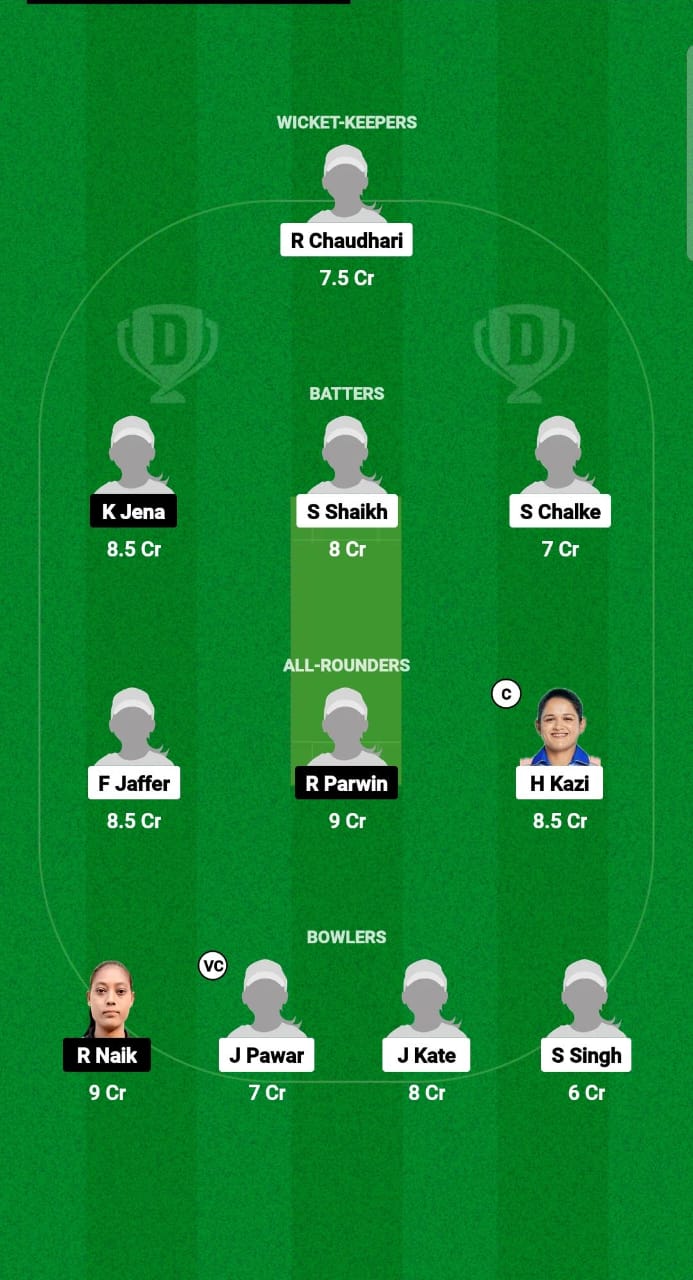 MUM-W vs ODS-W Dream11 Prediction Fantasy Cricket Tips Dream11 Team Indian Domestic Women's T20 Trophy
