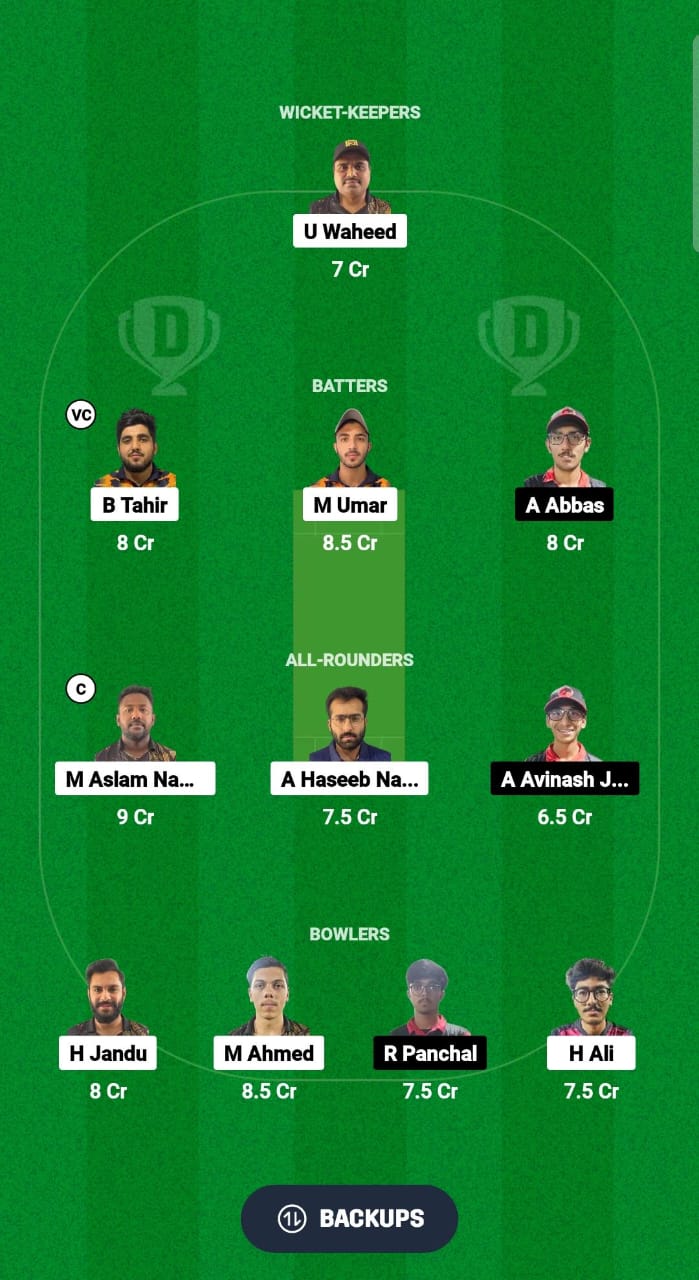 IMG 20241030 WA0001 ALH vs KMS Dream11 Prediction Fantasy Cricket Tips Dream11 Team Kuwait Elite T20 Cup