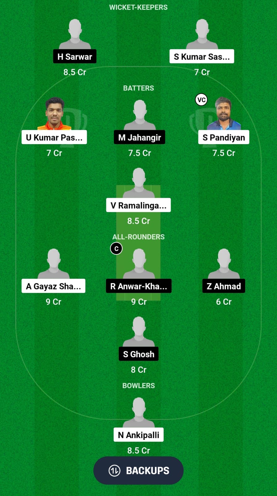 IMG 20241113 WA0020 AF vs GGL Dream11 Prediction Fantasy Cricket Tips Dream11 Team Kuwait T20 Challengers Trophy