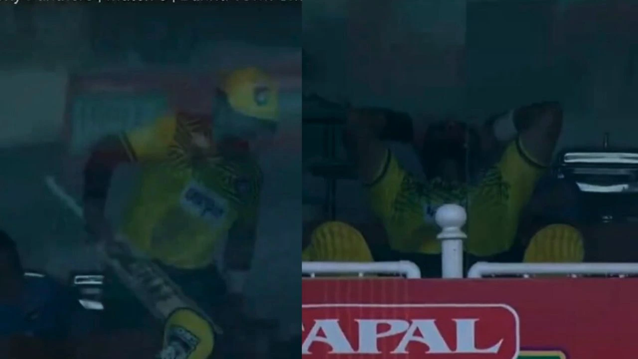Imam-Ul-Haq Angry
