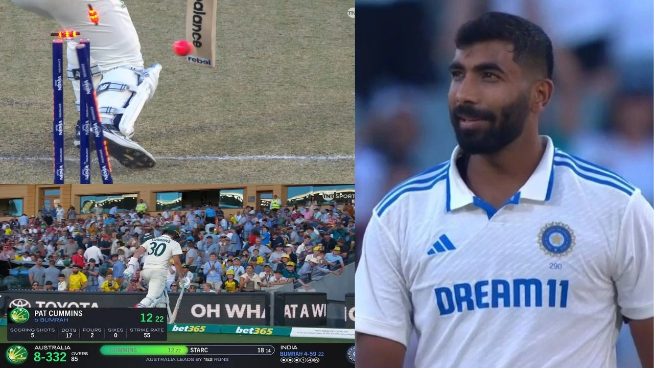 Jasprit Bumrah Castles Pat Cummins