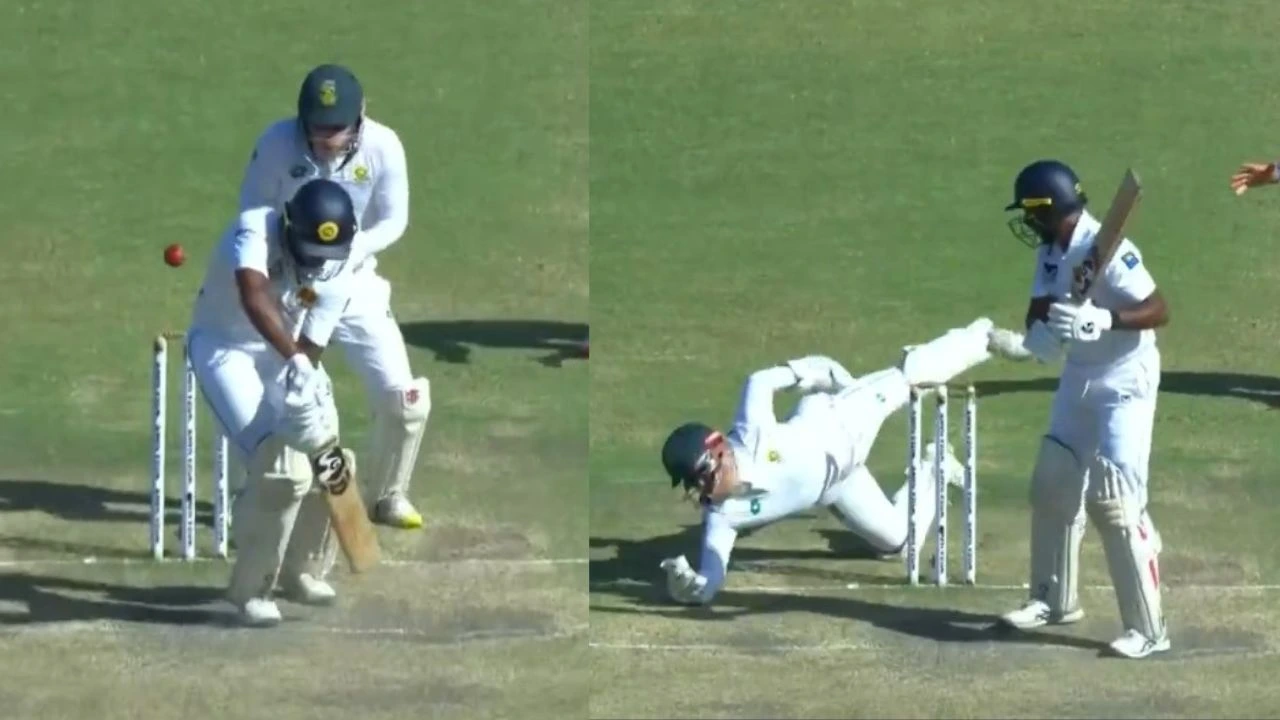 Kamindu Mendis Dismissed By Kyle Verreynne Stunner