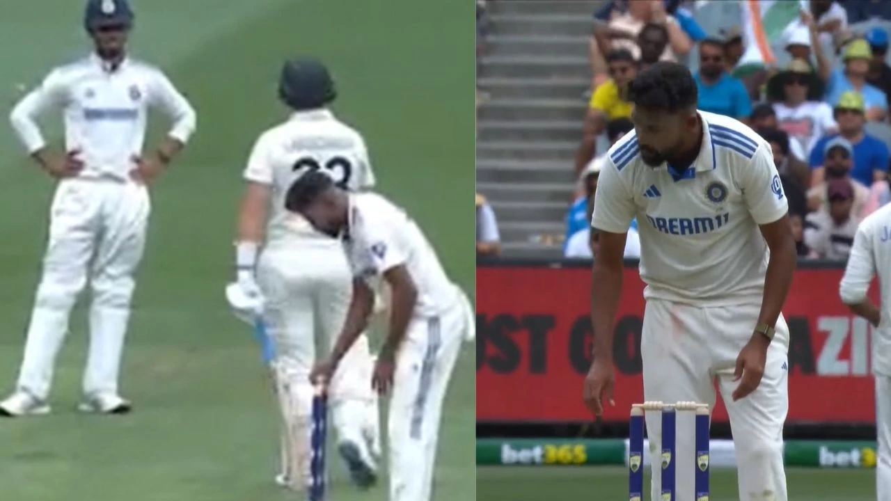 Mohammed Siraj Switches Bails In Front Of Marnus Labuschagne