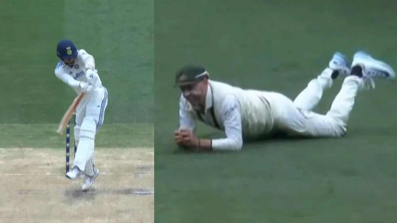 Nathan Lyon Takes Stunner To Remove Akash Deep