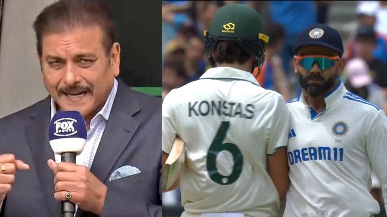 Ravi Shastri Virat Kohli Sam Konstas