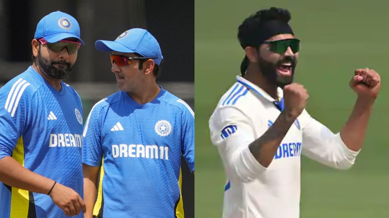 Rohit Sharma Gautam Gambhir Ravindra Jadeja