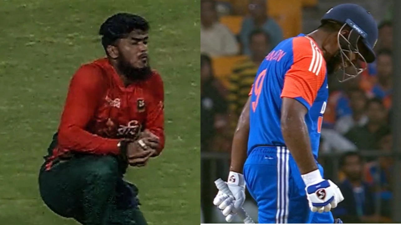 Sanju Samson Angry After Getting Out