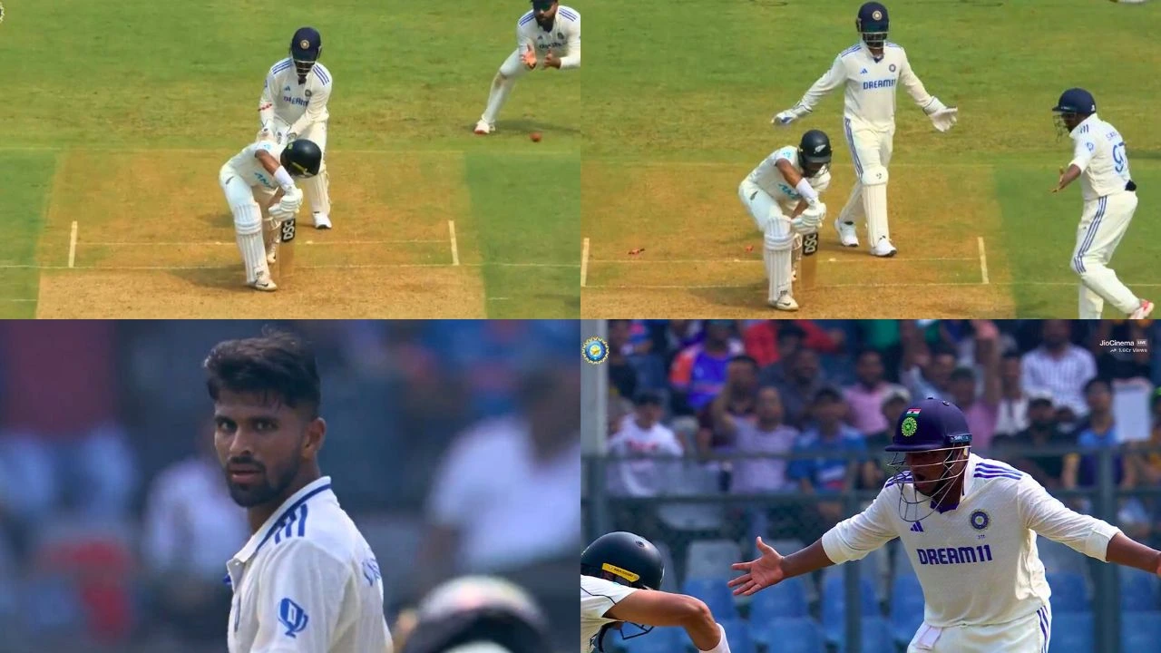 Sarfaraz Khan Sledging Rachin Ravindra