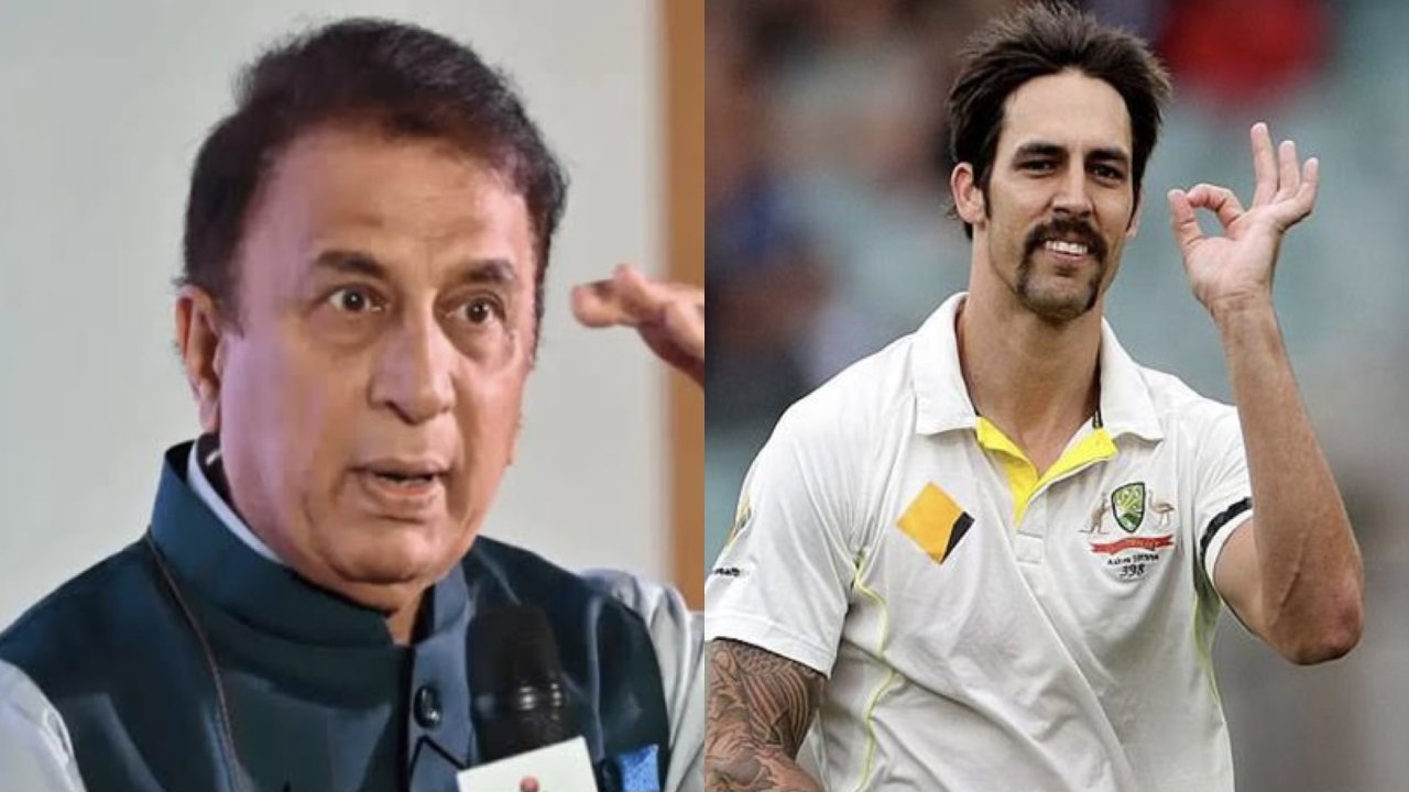 Sunil Gavaskar And Mitchell Johnson