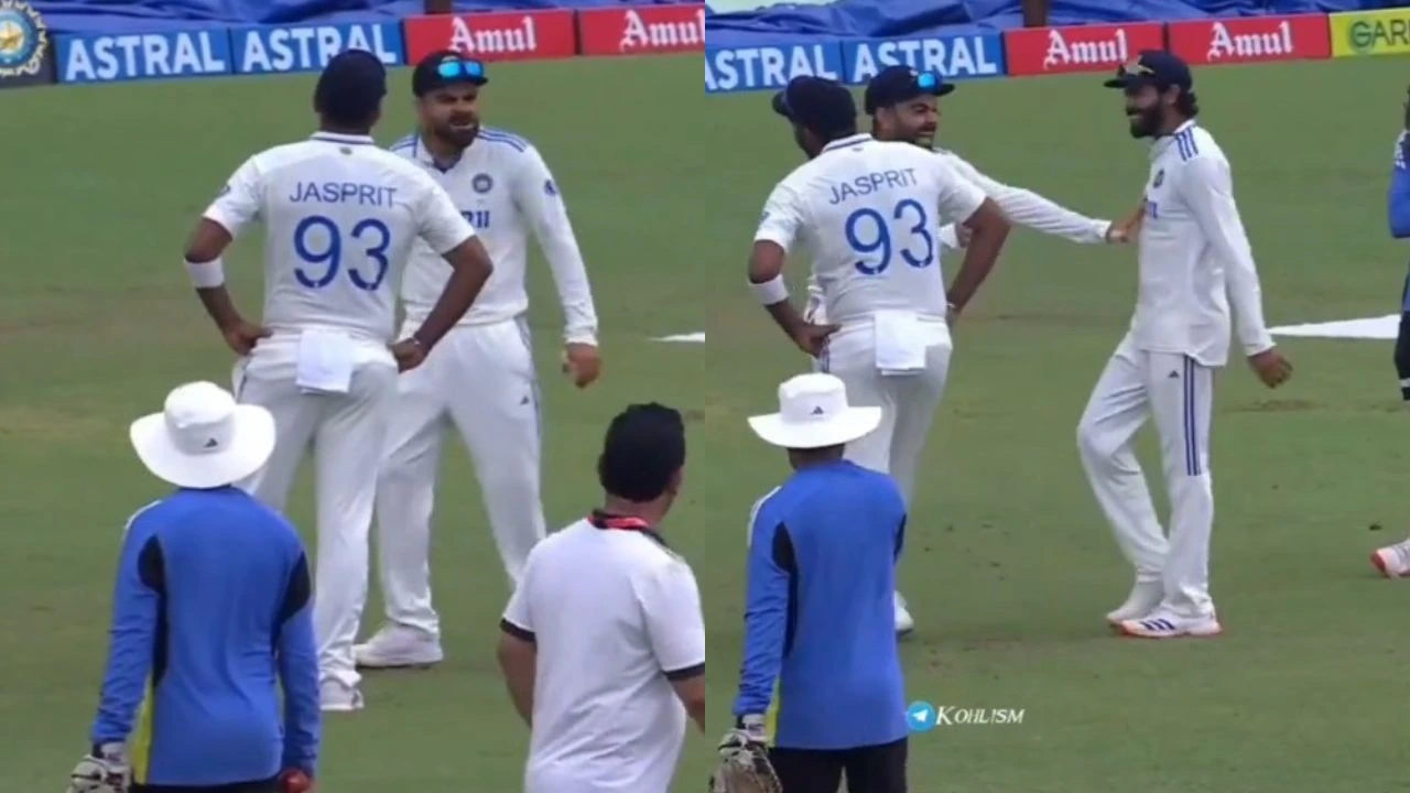 Virat Kohli And Ravindra Jadeja And Jasprit Bumrah