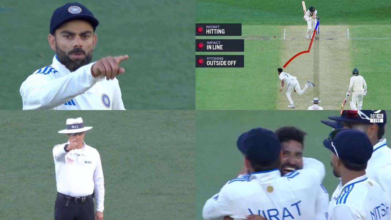 Virat Kohli Mohammed Siraj Marnus Labuschagne