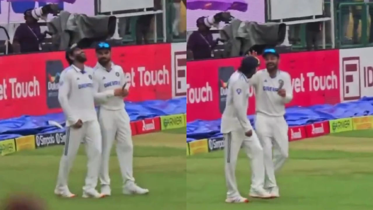 Virat Kohli And Ravindra Jadeja Chat