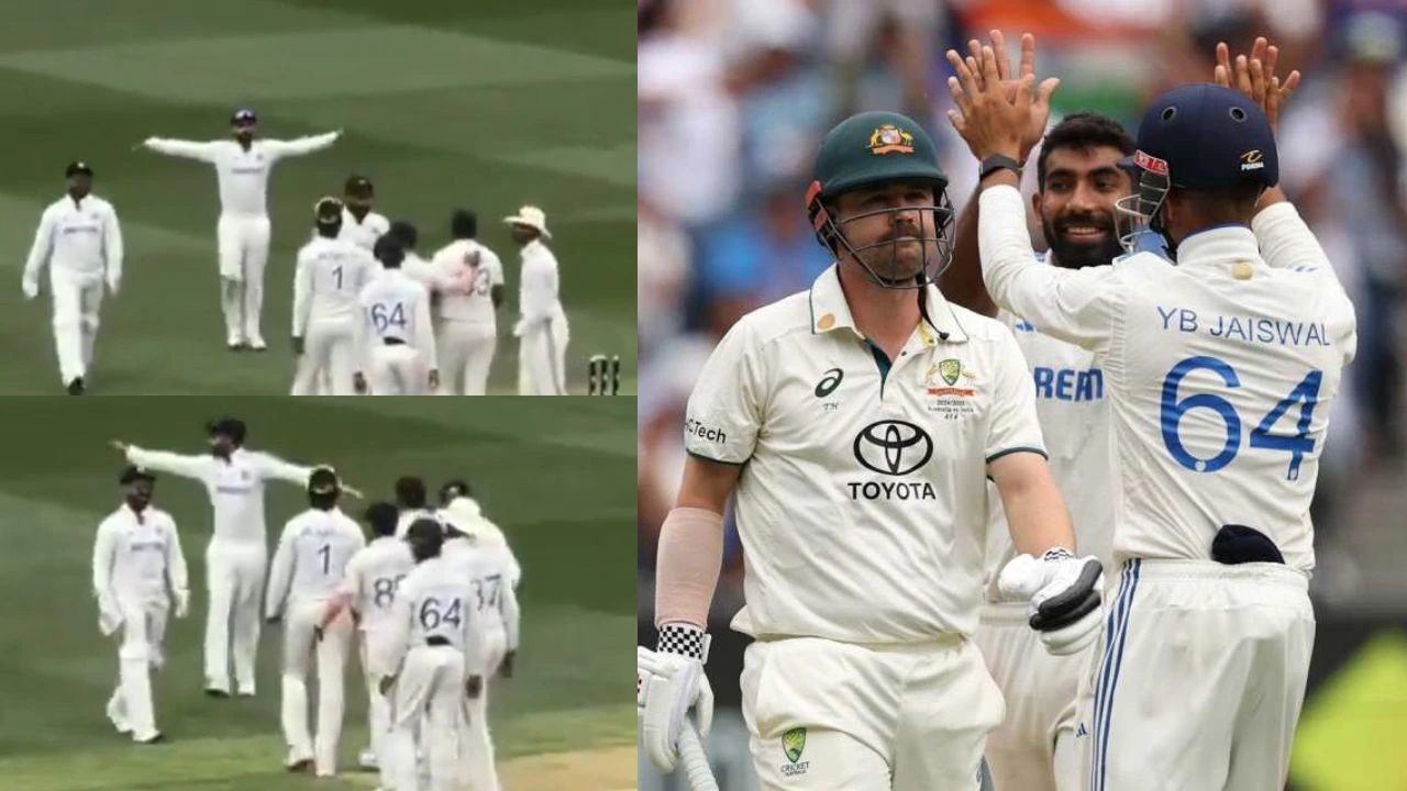 Virat Kohli Celebration Of Travis Head Wicket