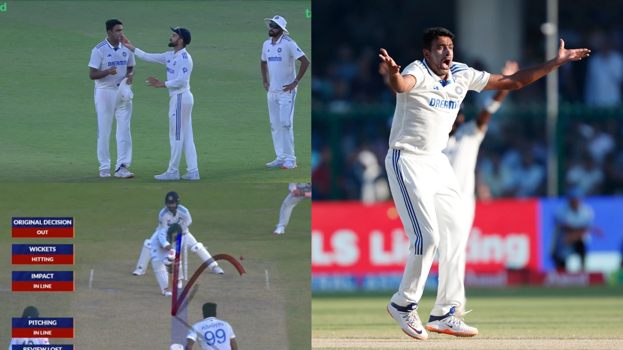 Virat Kohli Helps Ravichandran Ashwin In Picking Wicket