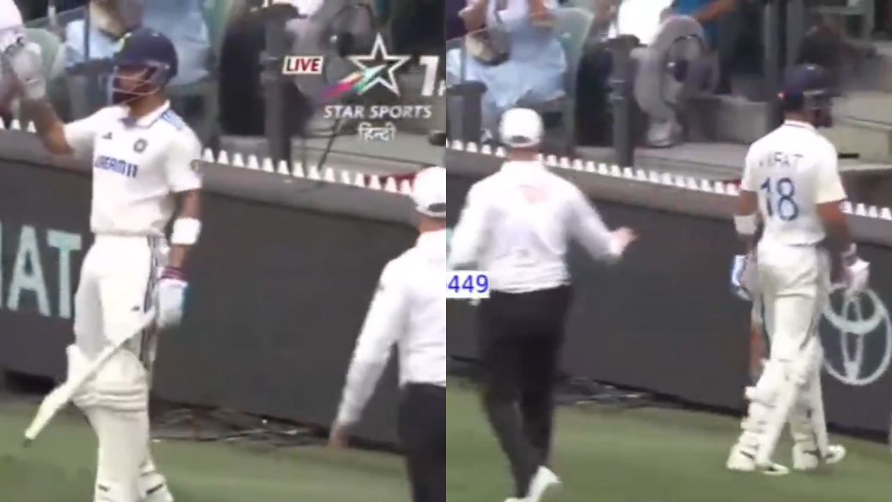 Virat Kohli Walks Back After Scott Boland No Ball