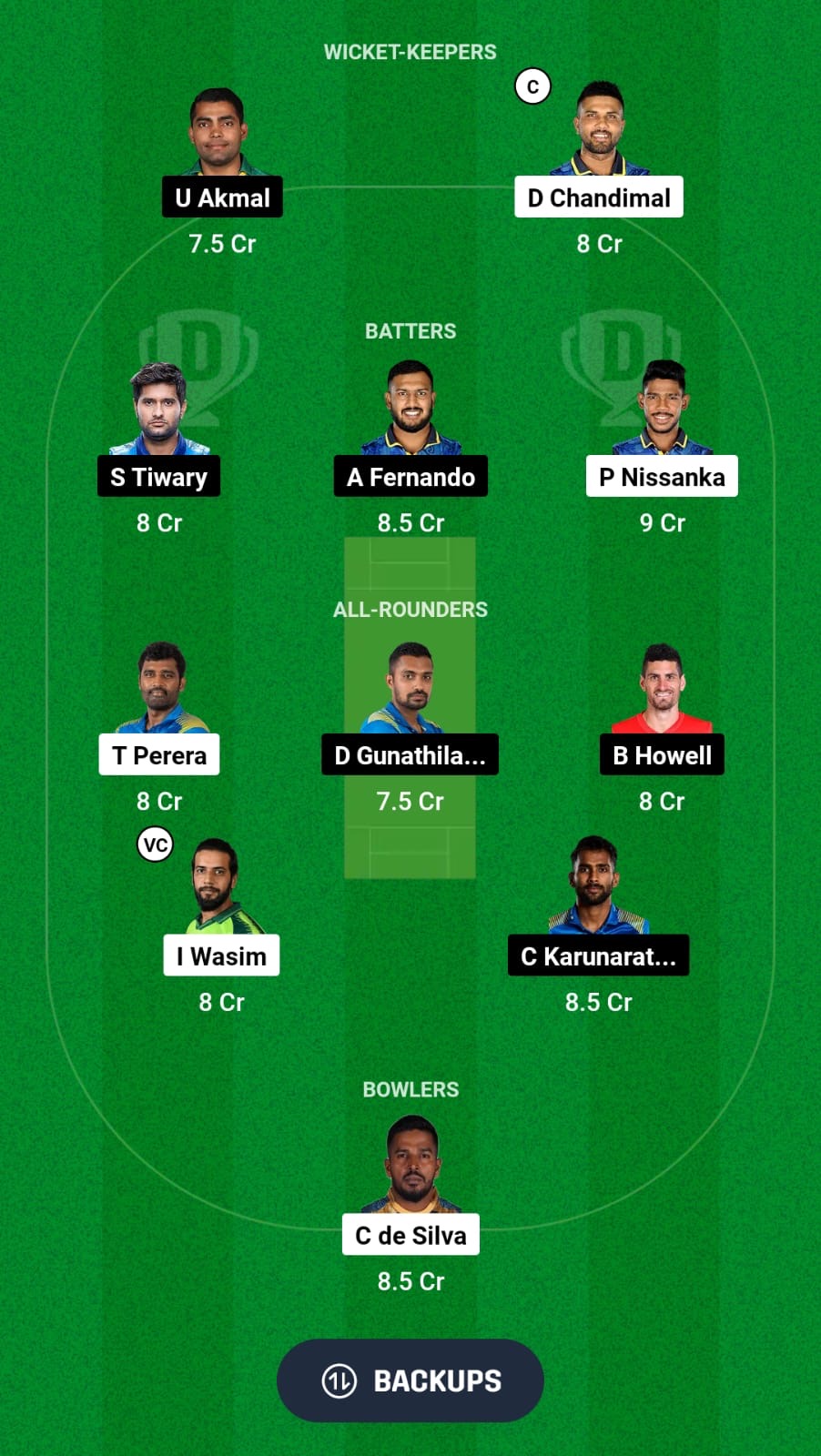 KB vs NEK Dream11 Prediction Fantasy Cricket Tips Dream11 Team Lanka T10 Super League