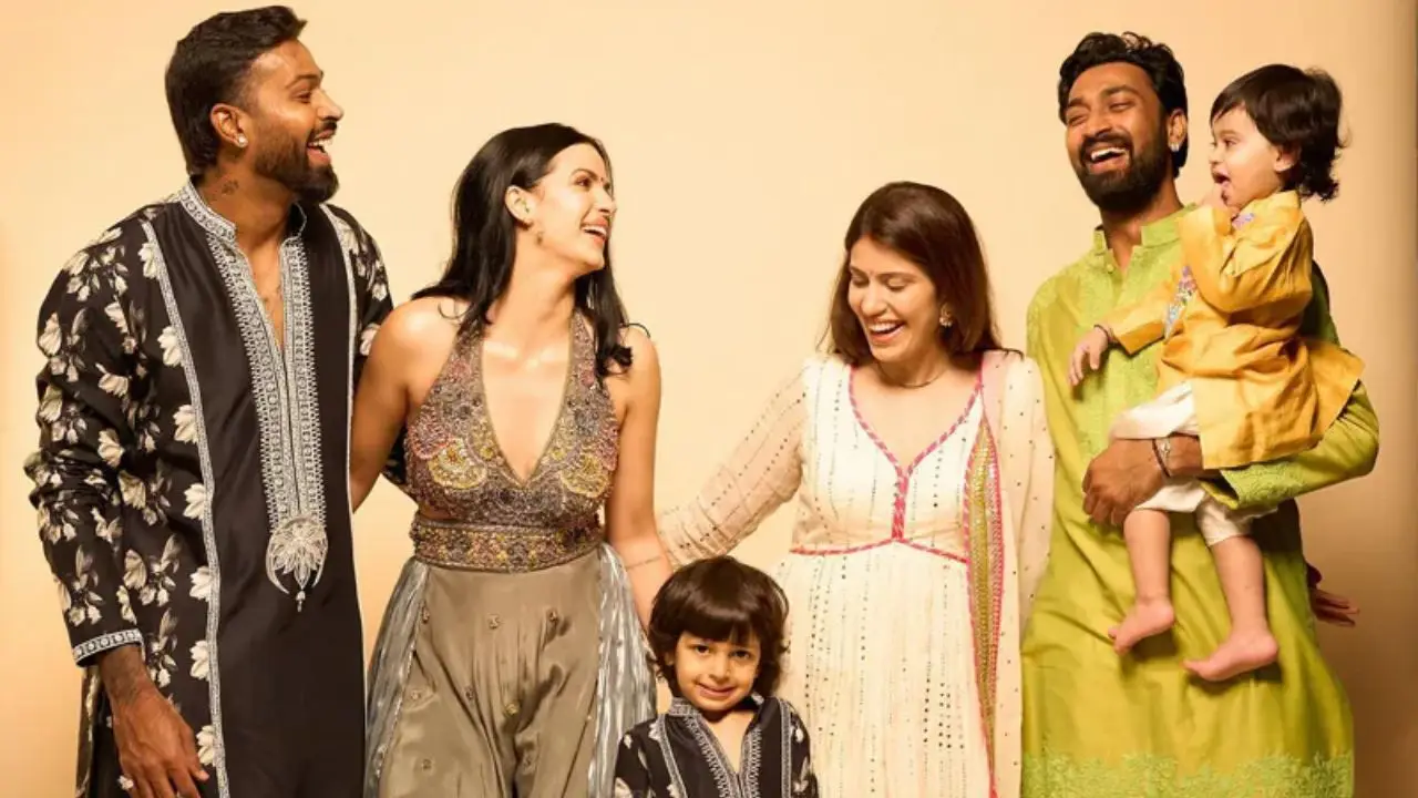 Hardik Pandya Family Photo Hardik Pandya