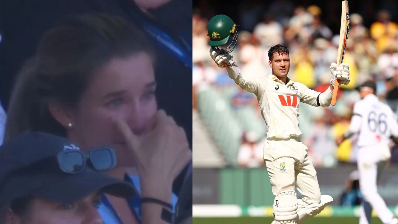 That One Is For You Dad Alex Carey Breaks Down During Maiden Ashes Century Celebration Wife In Tears