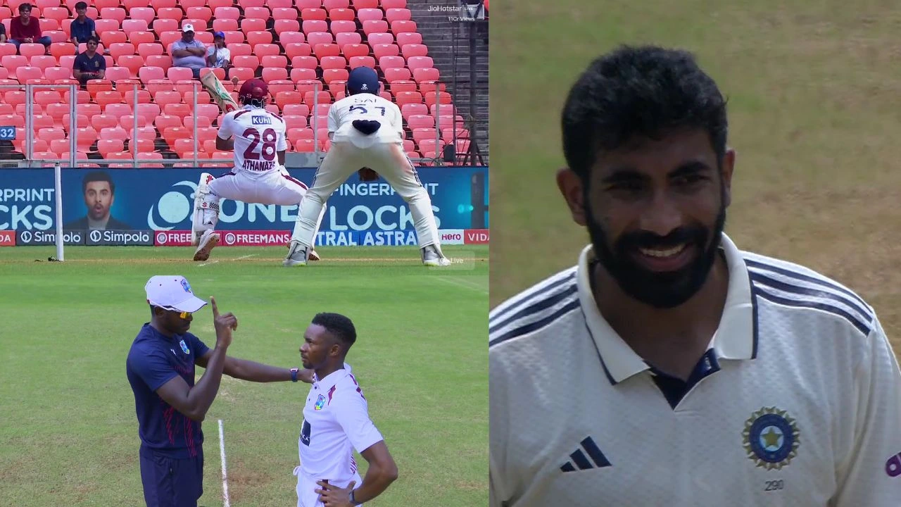 Watch Jasprit Bumrah S Lethal Bouncer Injures Alick Athanaze Long Break Follows