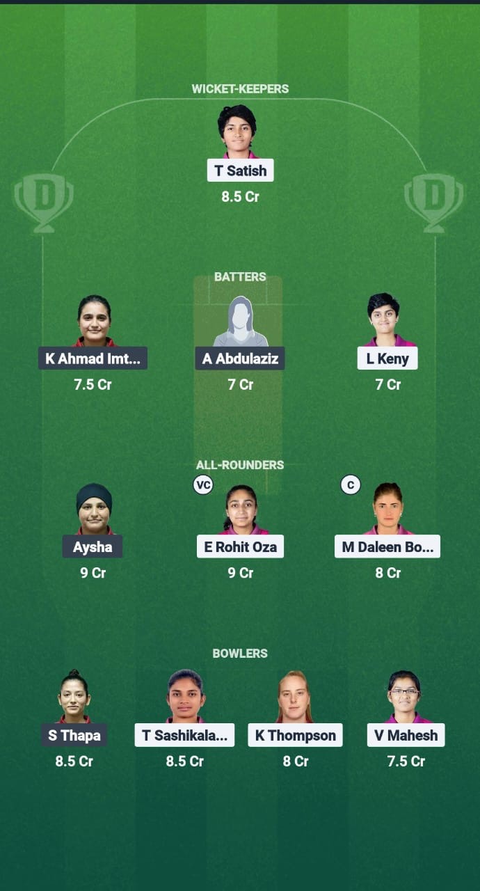 UAE-W vs QAT-W Dream11 Prediction Fantasy Cricket Tips Dream11 Team ICC Women’s T20 Asia Qualifier