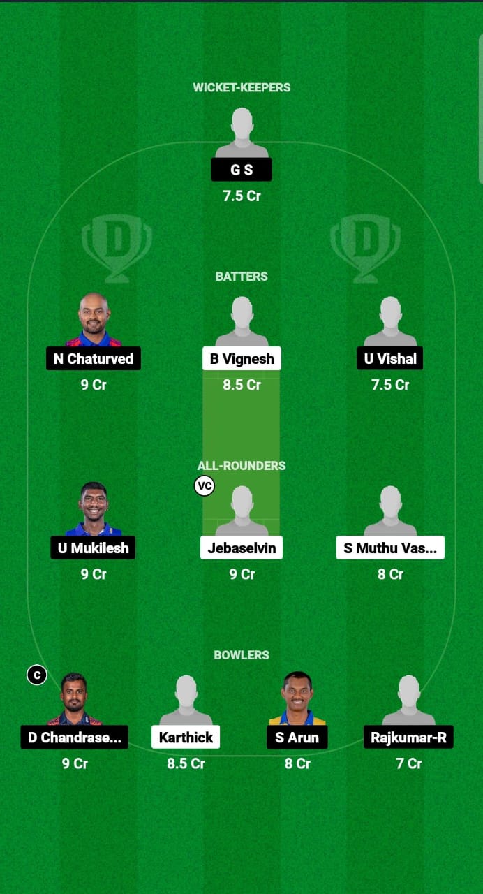 THT vs CHP Dream11 Prediction Fantasy Cricket Tips Dream11 Team Tamil Nadu T20 SS Rajan Trophy 2024 