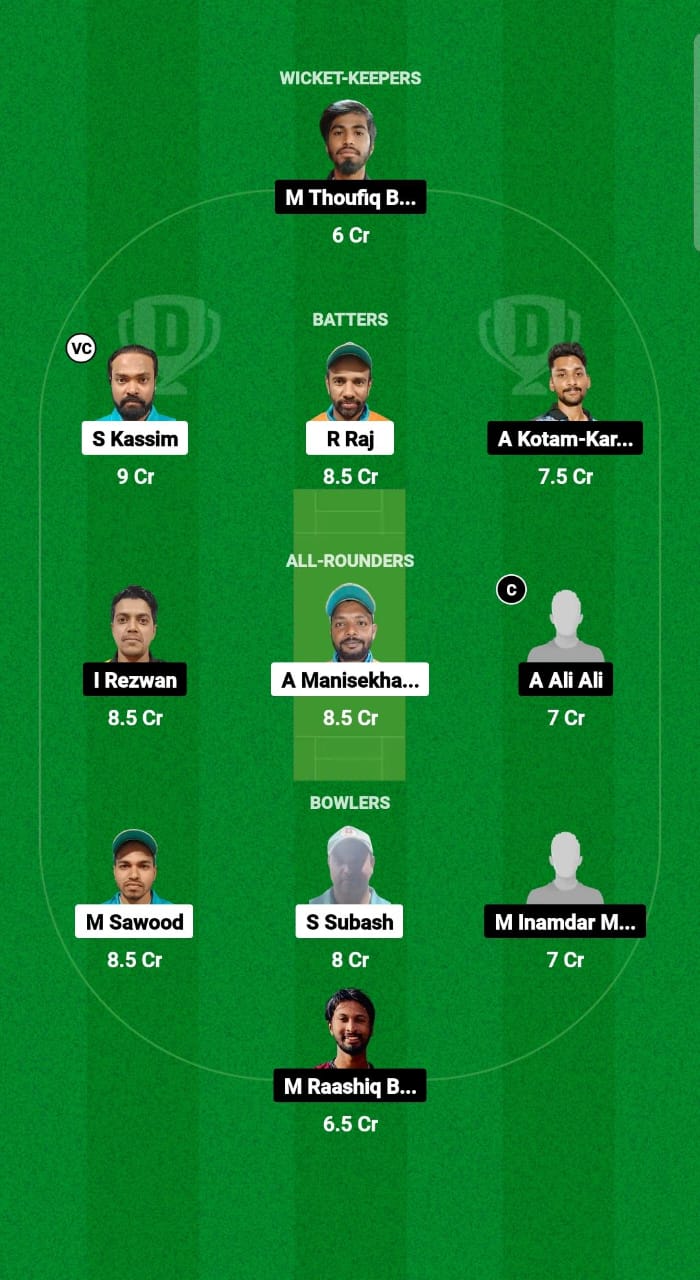 PST vs SAS Dream11 Prediction Fantasy Cricket Tips Dream11 Team Kuwait Challengers League B T20 2024 