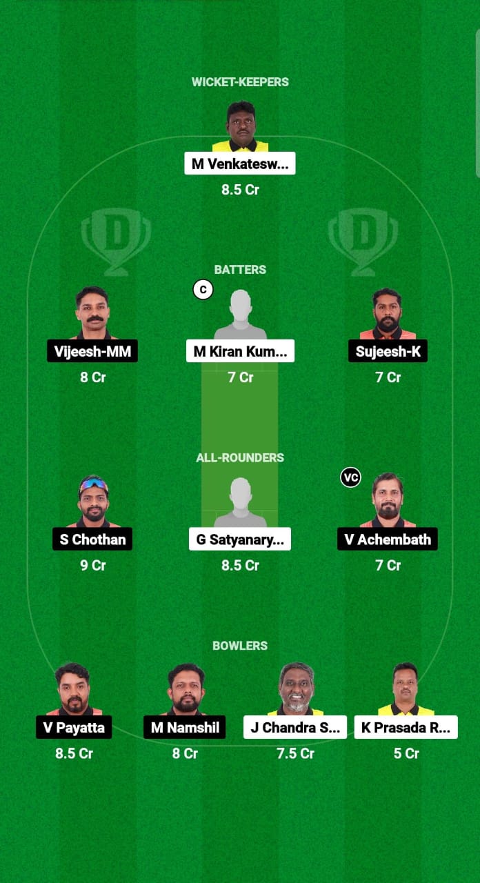 YXI vs MXI Dream11 Prediction Fantasy Cricket Tips Dream11 Team Pondicherry T10 2025 