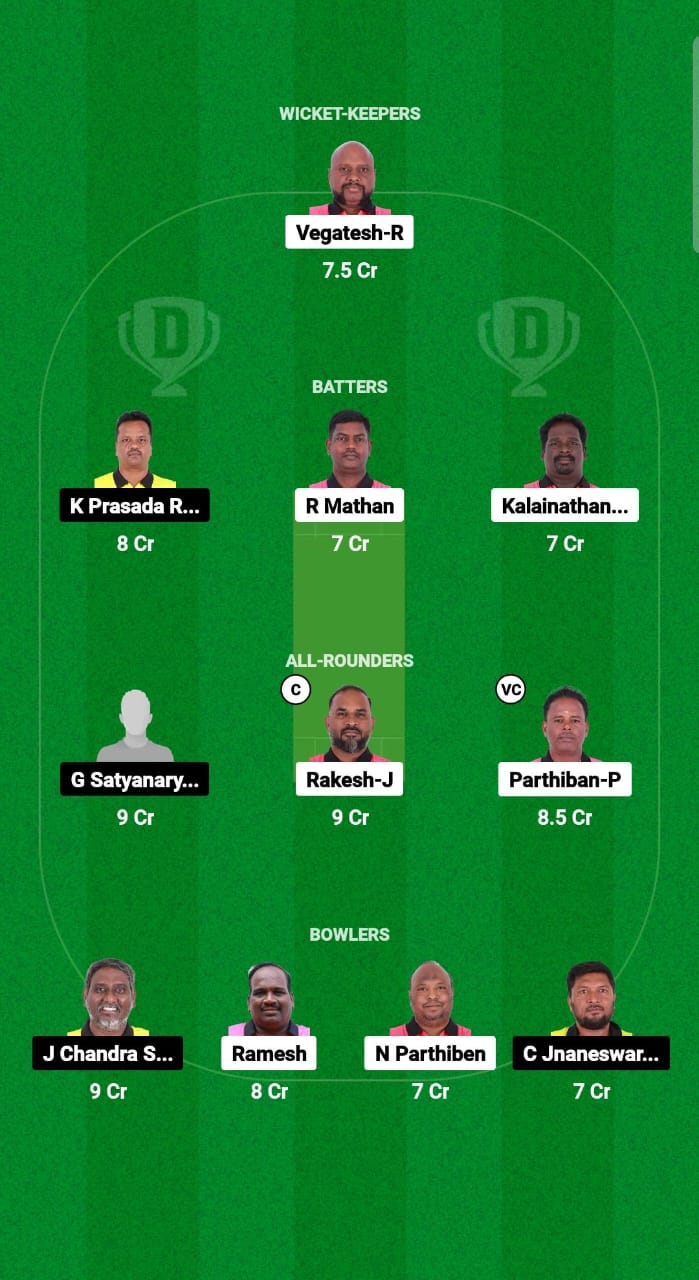 PSXI vs YXI Dream11 Prediction Fantasy Cricket Tips Dream11 Team Pondicherry T10 2025 