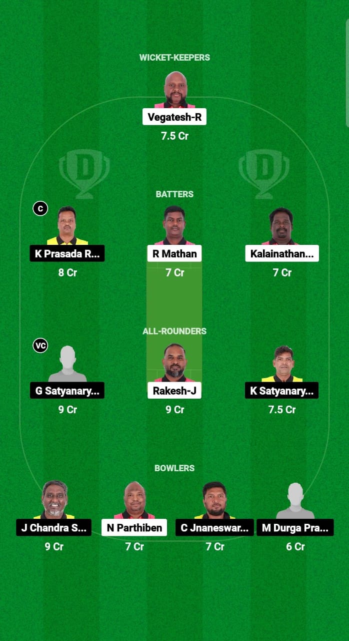 PSXI vs YXI Dream11 Prediction Fantasy Cricket Tips Dream11 Team Pondicherry T10 2025 