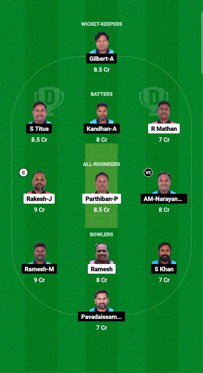 PSXI vs PNXI Dream11 Prediction Fantasy Cricket Tips Dream11 Team Pondicherry T10 2025 