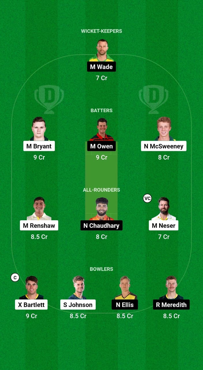 HEA vs HUR Dream11 Prediction Fantasy Cricket Tips Dream11 Team BBL 2024-25 