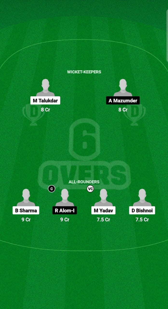 1000574205 GTC vs SGC Dream11 Prediction Fantasy Cricket Tips Dream11 Team Guwahati Sixes 2025