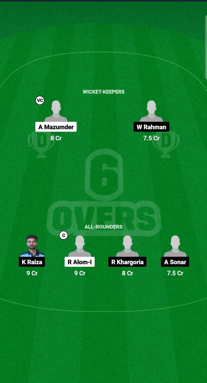 1000574410 SGC vs NSC Dream11 Prediction Fantasy Cricket Tips Dream11 Team Guwahati Sixes 2025