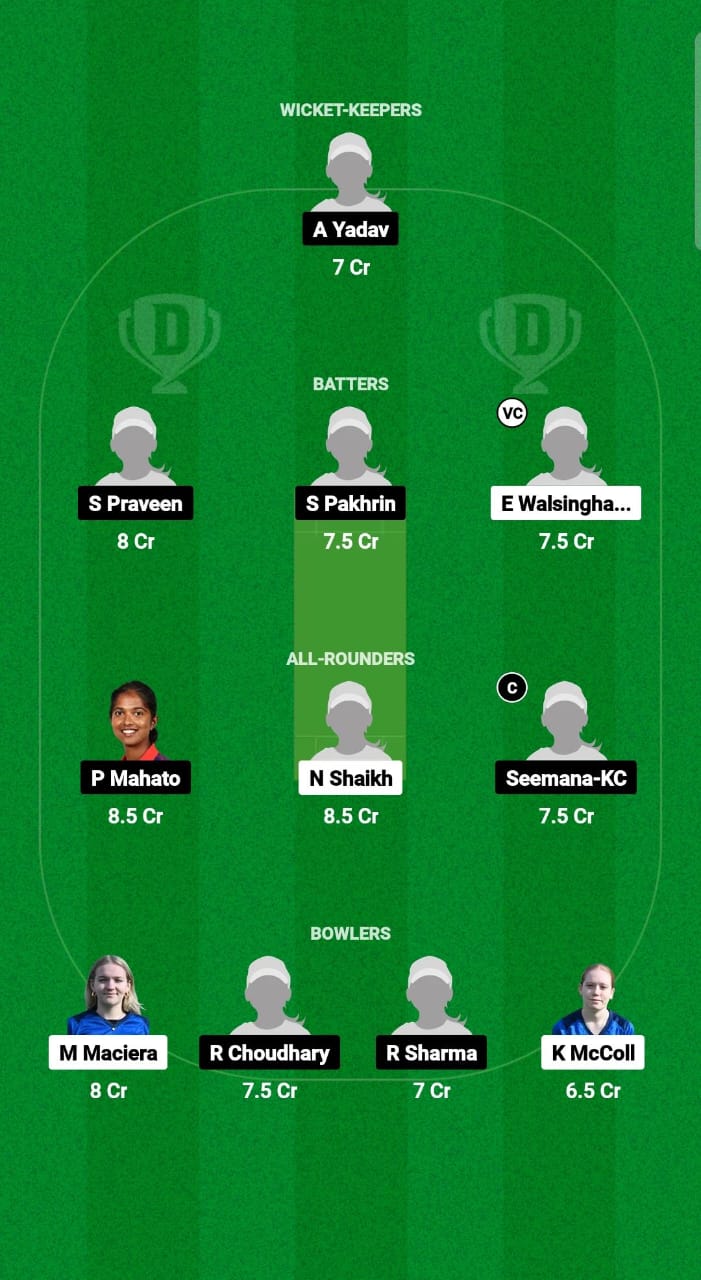 1000577084 SC-WU19 vs NEP-WU19 Dream11 Prediction Fantasy Cricket Tips Dream11 Team U19 Women’s World Cup T20 2025