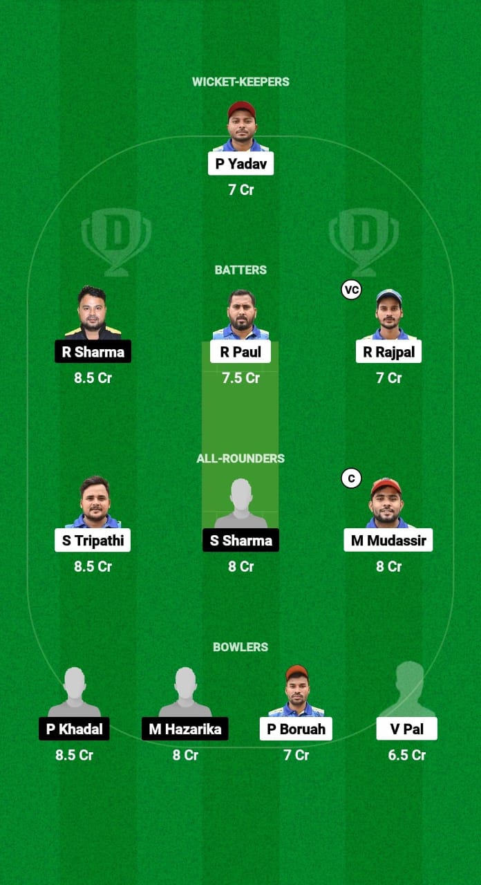 1000588855 BTC vs CCC Dream11 Prediction Fantasy Cricket Tips Dream11 Team Guwahati Premier League T20 2025