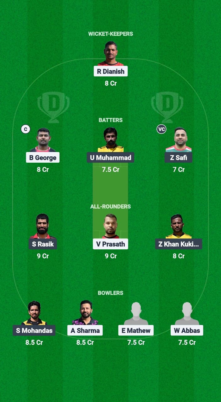 MAL vs HUN Dream11 Prediction Fantasy Cricket Tips Dream11 Team ECI T10 Malta 2025 