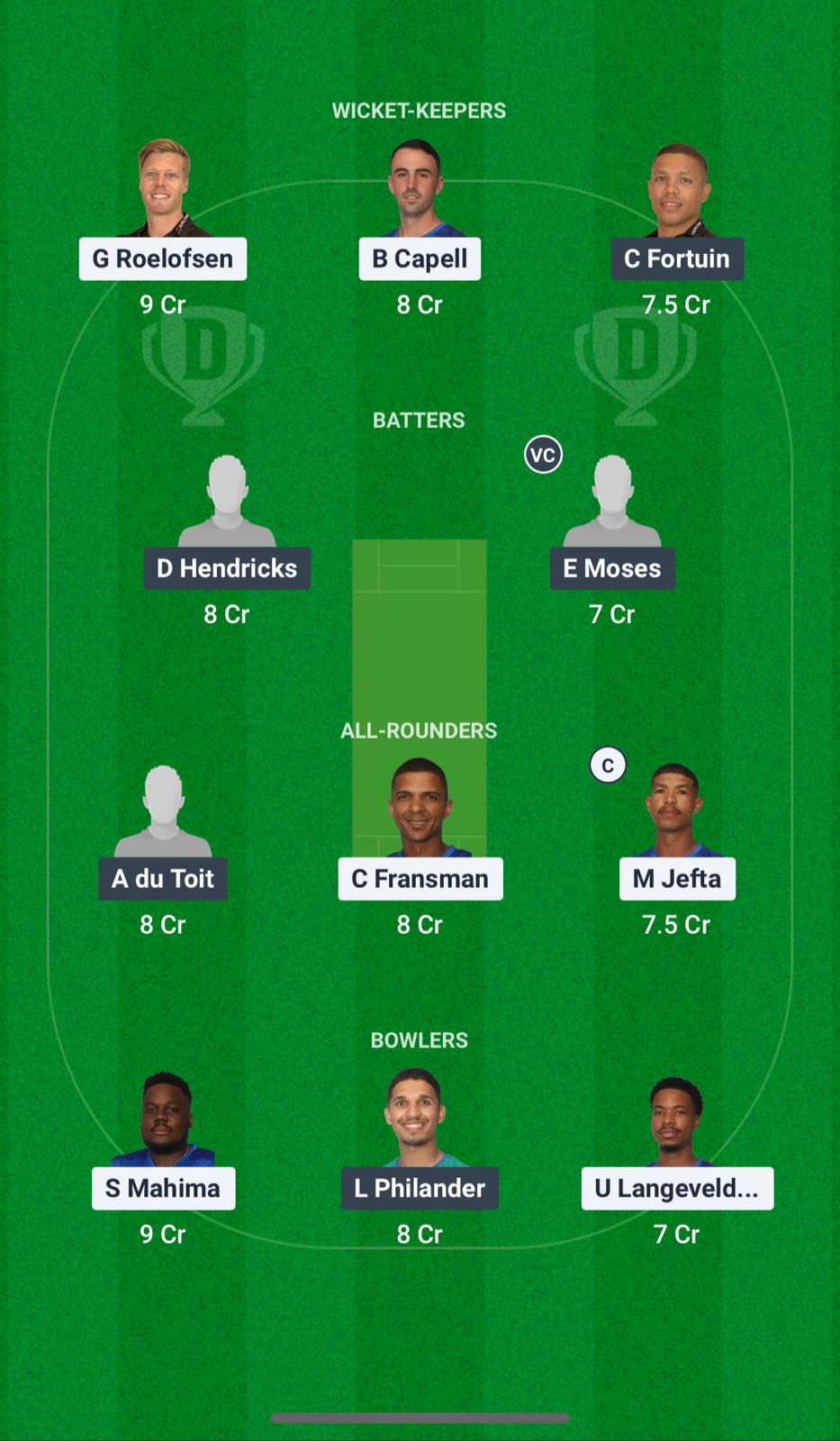 1000593302 WUT vs PRC Dream11 Prediction Fantasy Cricket Tips Dream11 Team South Africa T20 Boland League 2025