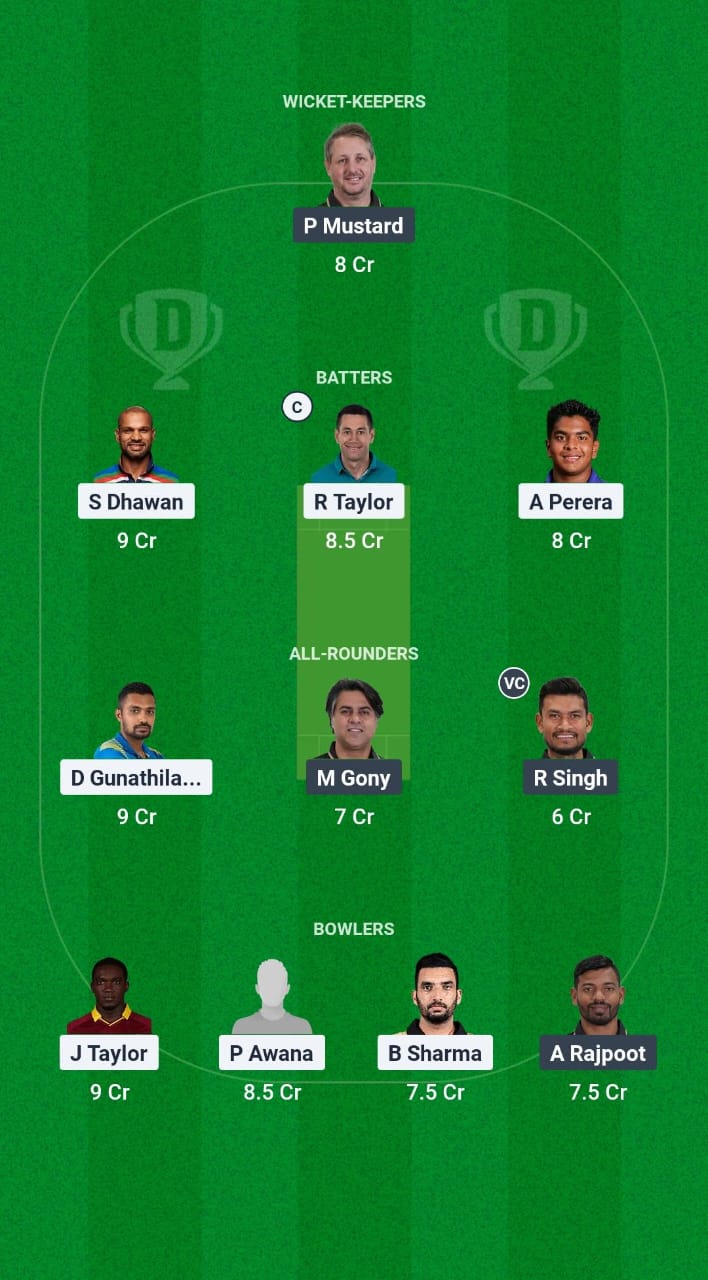 1000593961 DLR vs RK Dream11 Prediction Fantasy Cricket Tips Dream11 Team Legends 90 - T20 2025