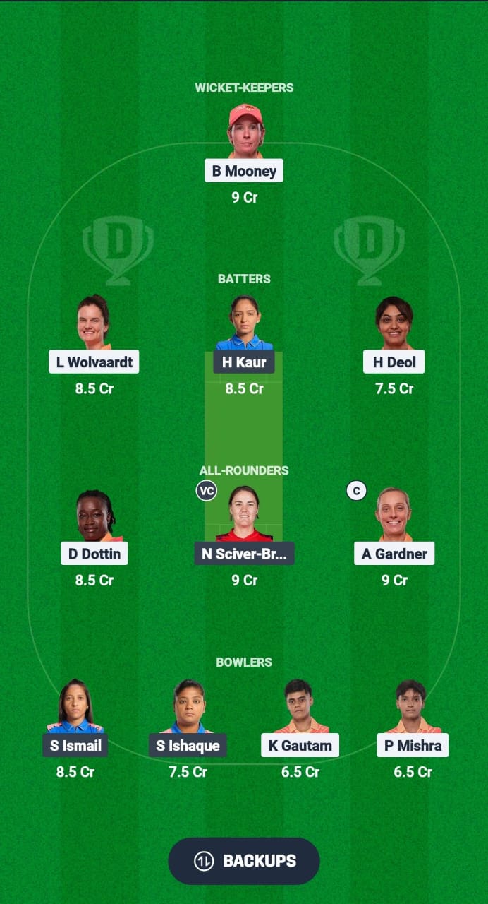 1000601342 GJ-W vs MUM-W Dream11 Prediction Fantasy Cricket Tips Dream11 Team WPL 2025