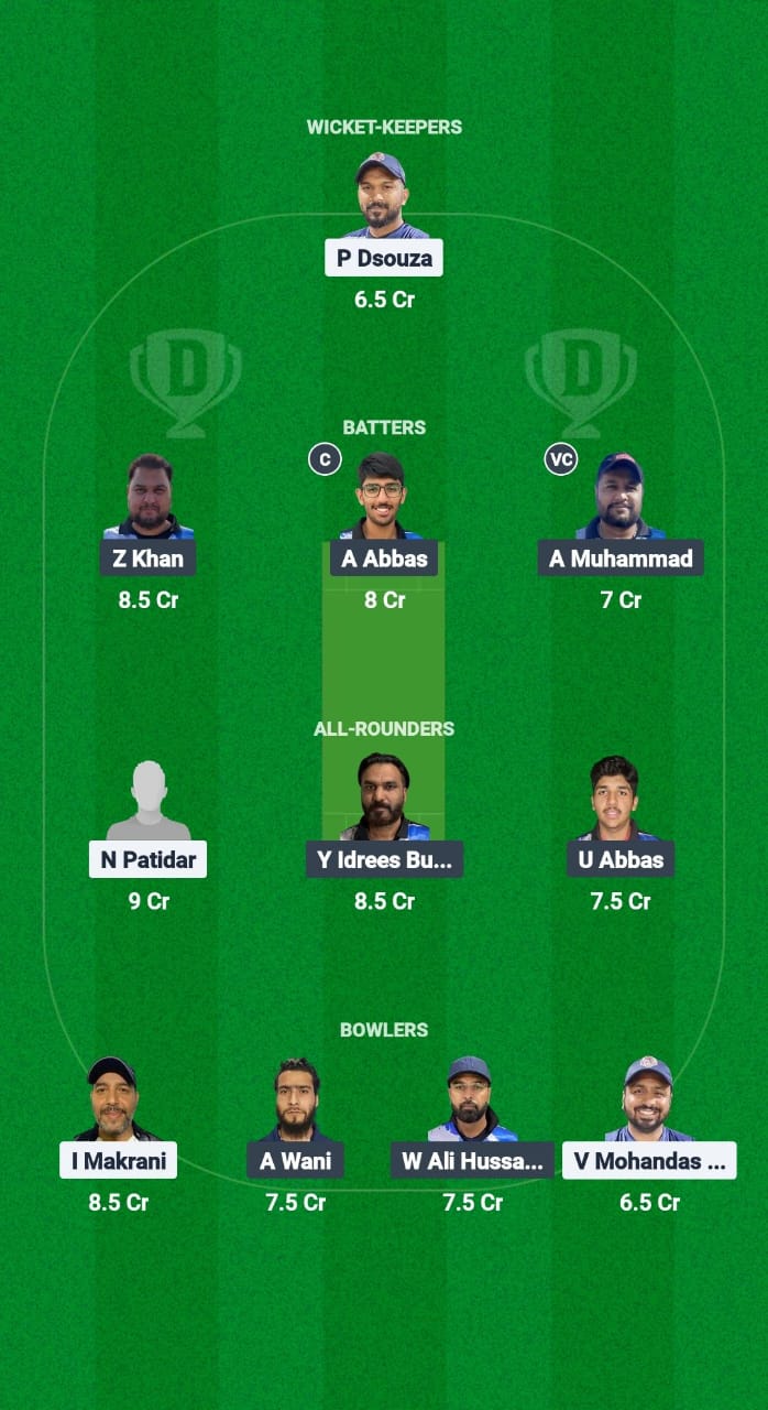 1000605391 TGS vs MEC Dream11 Prediction Fantasy Cricket Tips Dream11 Team Kuwait Challengers League A T20 2025