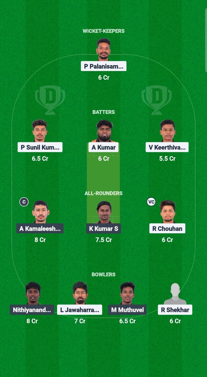 PAN vs TUS Dream11 Prediction Fantasy Cricket Tips Dream11 Team Pondicherry T20 2025 