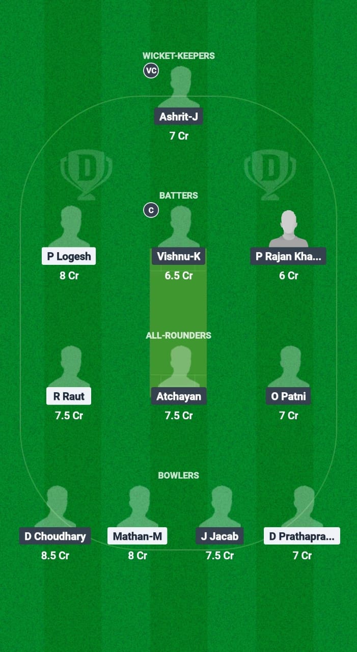 BUL vs TIG Dream11 Prediction Fantasy Cricket Tips Dream11 Team Pondicherry T20 2025 