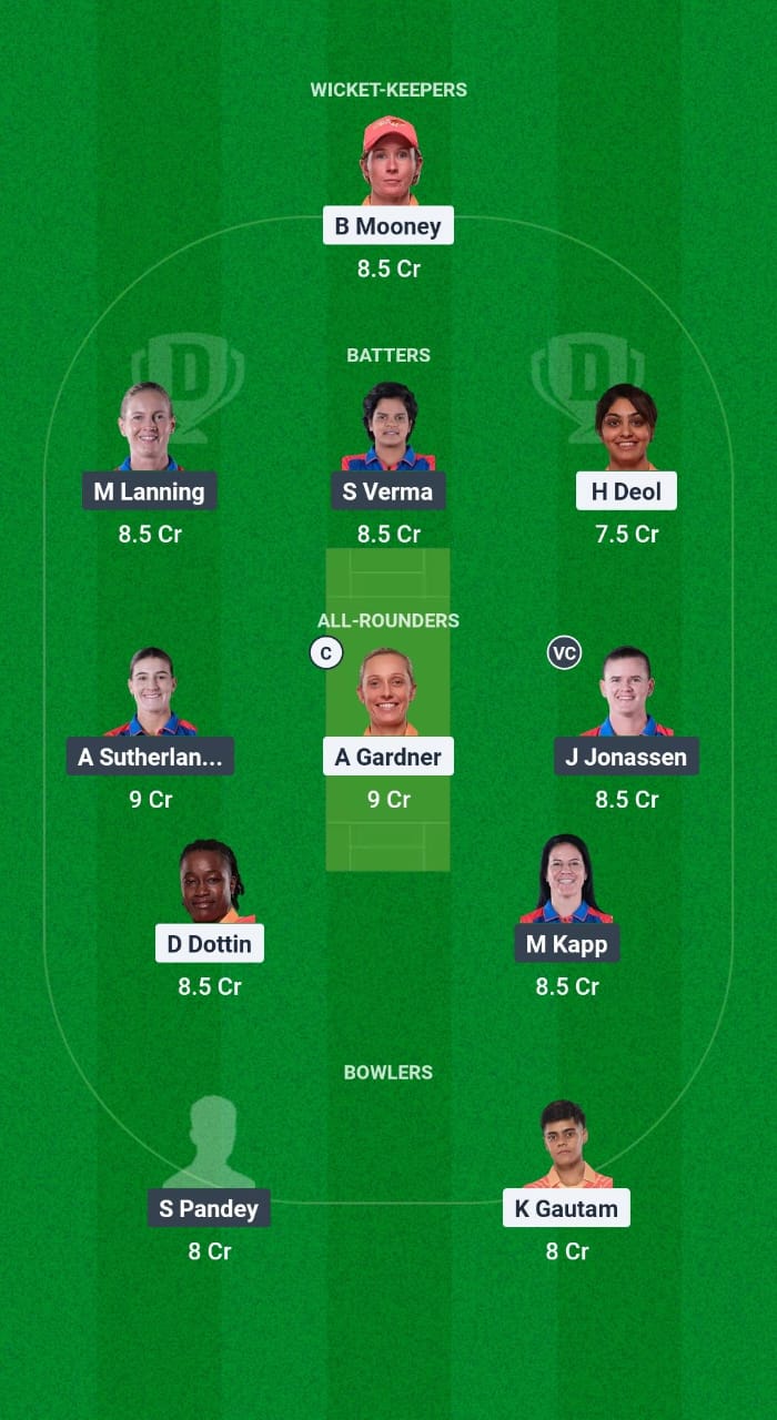 1000613765 GJ-W vs DEL-W Dream11 Prediction Fantasy Cricket Tips Dream11 Team WPL 2025