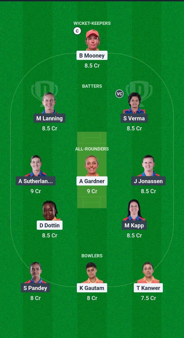 1000613768 GJ-W vs DEL-W Dream11 Prediction Fantasy Cricket Tips Dream11 Team WPL 2025