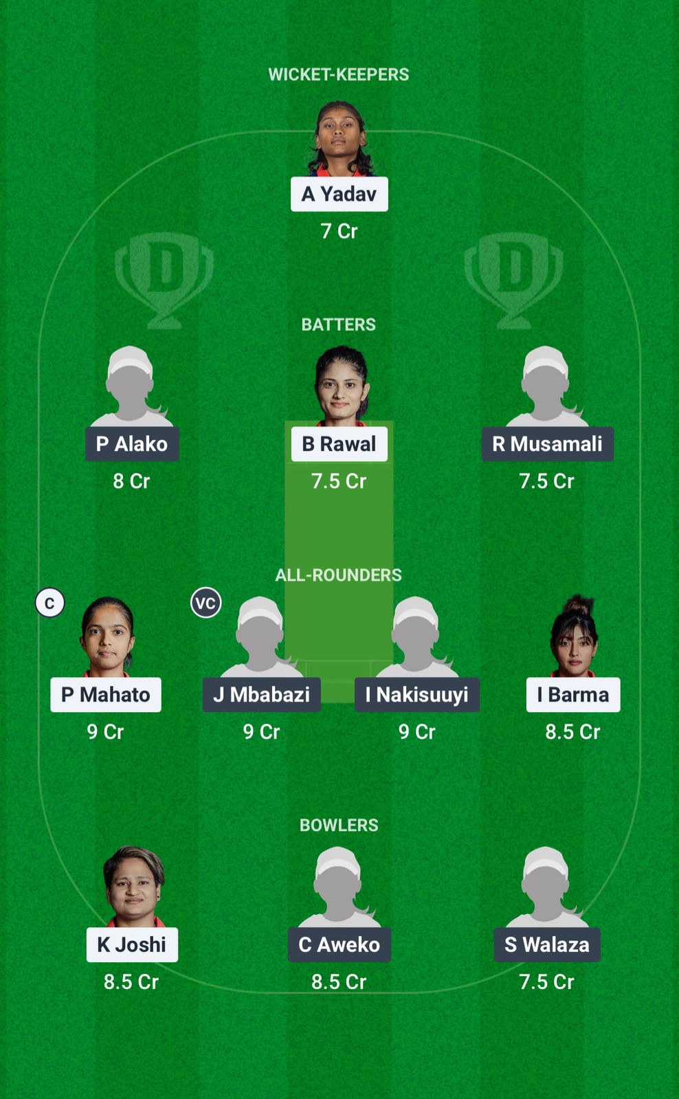 1000615666 NP-W vs UG-W Dream11 Prediction Fantasy Cricket Tips Dream11 Team Women's T20I Quadrangular Series 2025