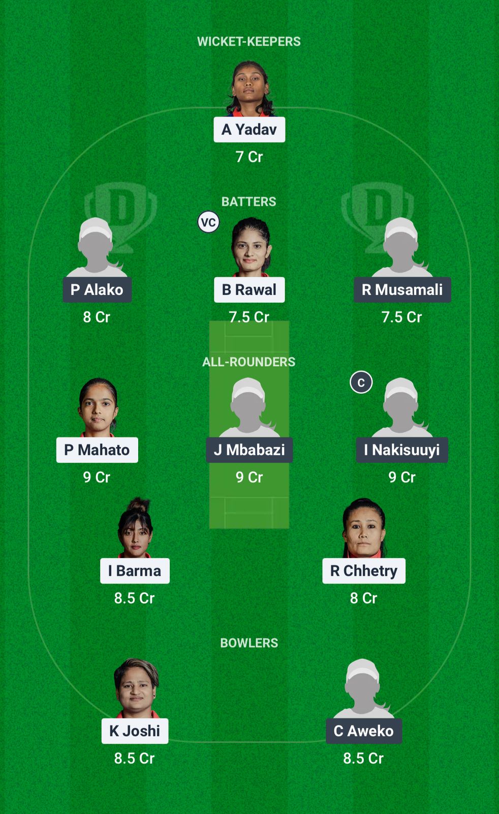 1000615669 NP-W vs UG-W Dream11 Prediction Fantasy Cricket Tips Dream11 Team Women's T20I Quadrangular Series 2025