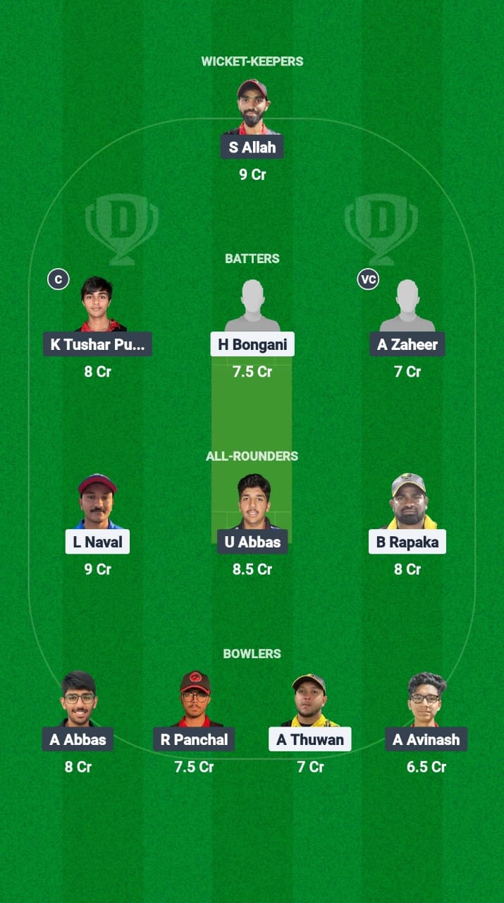 1000625380 YSS vs THN Dream11 Prediction Fantasy Cricket Tips Dream11 Team Kuwait T10 ARS Ramadan Trophy 2025