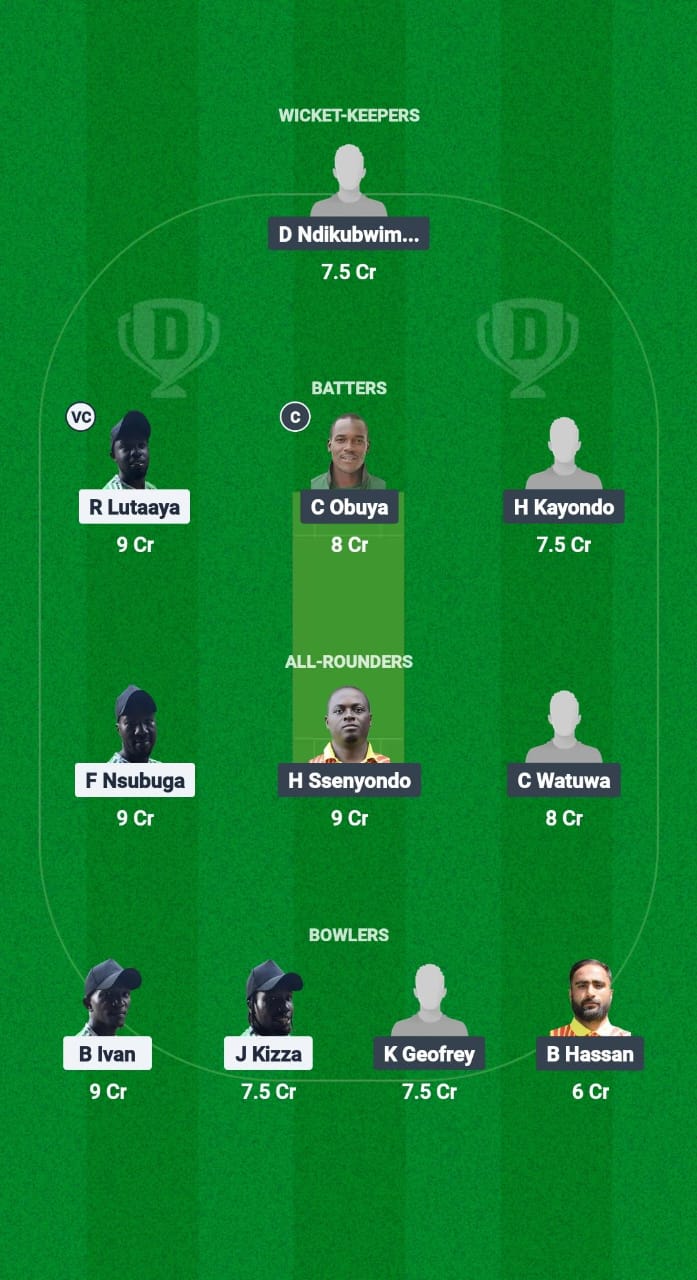 EMD vs SAP Dream11 Prediction Fantasy Cricket Tips Dream11 Team Uganda T20 2025 