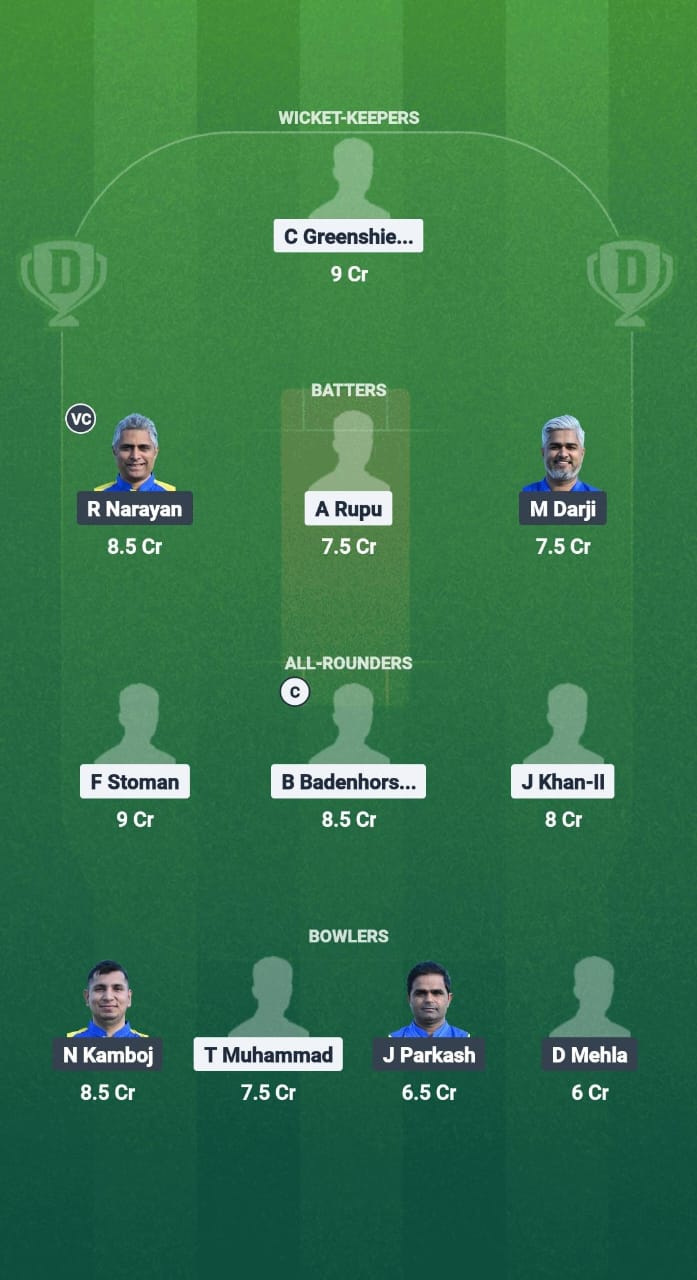OEI vs GAM Dream11 Prediction Fantasy Cricket Tips Dream11 Team ECS T10 Santarem Premier 2025 