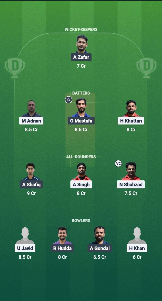 MAL vs LCA Dream11 Prediction Fantasy Cricket Tips Dream11 Team ECS T10 Santarem Premier 2025 